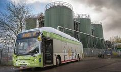 Bio-Bus: Abfälle werden als Treibstoff genutzt Bild: wessexwater.co.uk