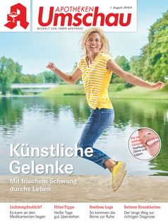 Titelbild Apotheken Umschau A August 2018. Bild: "obs/Wort & Bild Verlag - Apotheken Umschau"