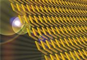 Schematische Darstellung eines 3D-Metamaterials. Universität Stuttgart, Noack/MPI