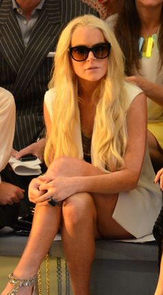Lohan bei der New York Fashion Week (September 2011)