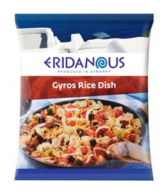 Lidl Deutschland informiert über einen Warenrückruf des Produktes "Eridanous Gyros Reispfanne (Gyros Rice Dish), 750g" des Herstellers Copack Tiefkühlkost Produktionsges. mbH.  Bild: "obs/Lidl"