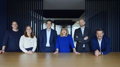 Thomas Düffert (CEO), Adrian Schimpf (CFO) und Bernd Hellermann (COO), Sven Oliver Clausen, Janka Lampe, Dirk Langer, Hannah Suppa, Jakob Mies und Denni Klein an (v.l.n.r.)  (2025) Bild: MADSACK Mediengruppe Fotograf: Jan Schölzel