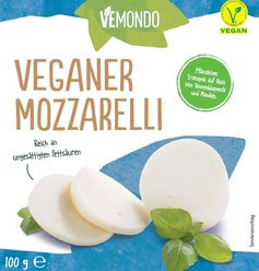 "Vemondo Veganer Mozzarelli, 100g"  Bild: Lidl Fotograf: Lidl