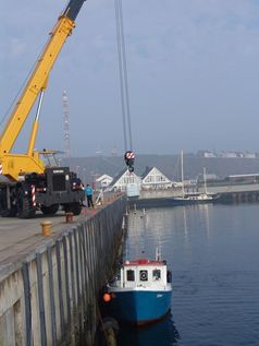 Probenahme bei Helgoland
Quelle: Max-Planck-Institut für Marine Mikrobiologie, Gunnar Gerdts (idw)