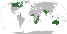 Karte der Commonwealth-Mitglieder