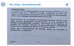 Einsatzbefehl 1.8.2021 Bild: Screenshot Telegram: "https://t.me/RA_Ludwig/2866" / Eigenes Werk