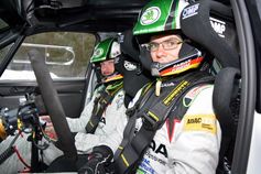 Saisonübergreifend sind Kreim/Christian in den letzten sieben Läufen der Deutschen Rallye-Meisterschaft in ihrem SKODA FABIA R5 ungeschlagen. Bild: "obs/Skoda Auto Deutschland GmbH"