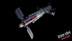 Modelll einer weltraumtauglichen Spitfire aus dem Spiel. Bild: TopWare Interactive AG