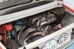 Der SKODA 130 LR verfügte über einen Aluminiummotor mit Achtkanal-Zylinderkopf, der 130 PS leistete.  Bild: Skoda Auto Deutschland GmbH Fotograf: Skoda Auto Deutschland GmbH