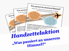 Handzettel Aktion