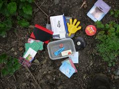 Beispielhafter Geocache-Inhalt