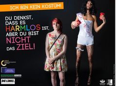 Bild: Plakatkampagne „Ich bin kein Kostüm!“