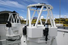 Blick in das STELLA-Doppelteleskop. E. Popow/AIP 