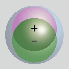 Elektrische Dipolmomente entstehen, wenn die positiven und negativen Ladungsträger unterschiedliche. Bild: Forschungszentrum Jülich (idw)