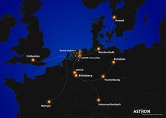 LOFAR-Stationen in Europa.
Quelle: ASTRON, Niederlande. (idw)
