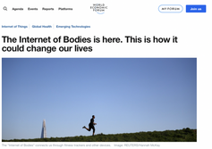 WEF: „So könnte das ‚Internet der Körper‘ unser Leben verändern“ Bild: WB / Eigenes Werk