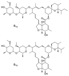 Strukturformel von Ivermectin