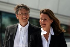 Bill Gates mit Ehefrau Melinda 2009