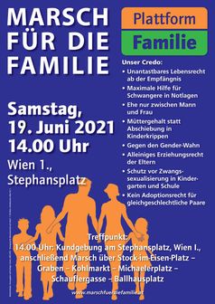 Bild: Screenshot Internetseite: "http://www.marschfuerdiefamilie.at/" / Eigenes Werk