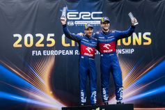 Das Skoda Team Mikolaj Marczyk und Beifahrer Szymon Gospodarczyk (2025) Bild: Skoda Auto Deutschland GmbH Fotograf: Skoda Auto Deutschland GmbH