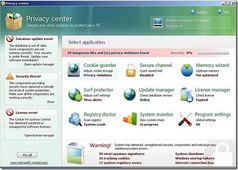 „Privacy Center“ mit falscher Antiviren-Software