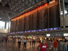 Flughafen Frankfurt: Anzeigetafel im Terminal 1
