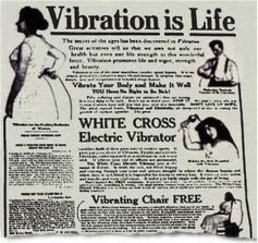 Werbeanzeige für Vibratoren von 1910