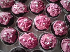 Vegane Schokocupcakes mit Tussi - toping.  Bild: Aline Teresa Reißmann  / ExtremNews