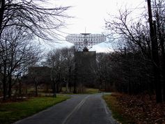 This AN/FPS-35 Radar at Camp Hero State Park in Montauk, New York State on Long Island, is a centerpiece of the "Montauk Project Conspiracy".