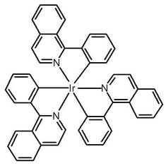 Chemische Struktur des Iridium-basierten Moleküls, das die Wissenschaftler zur Erzeugung einzelner Photonen eingesetzt haben.
Quelle: Bild: Physikalisches Institut Uni Würzburg (idw)