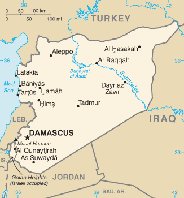 Syrien Karte