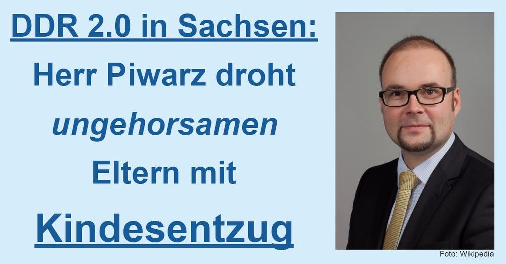 Sachsen: Ungehorsamen Eltern droht jetzt der Kindesentzug