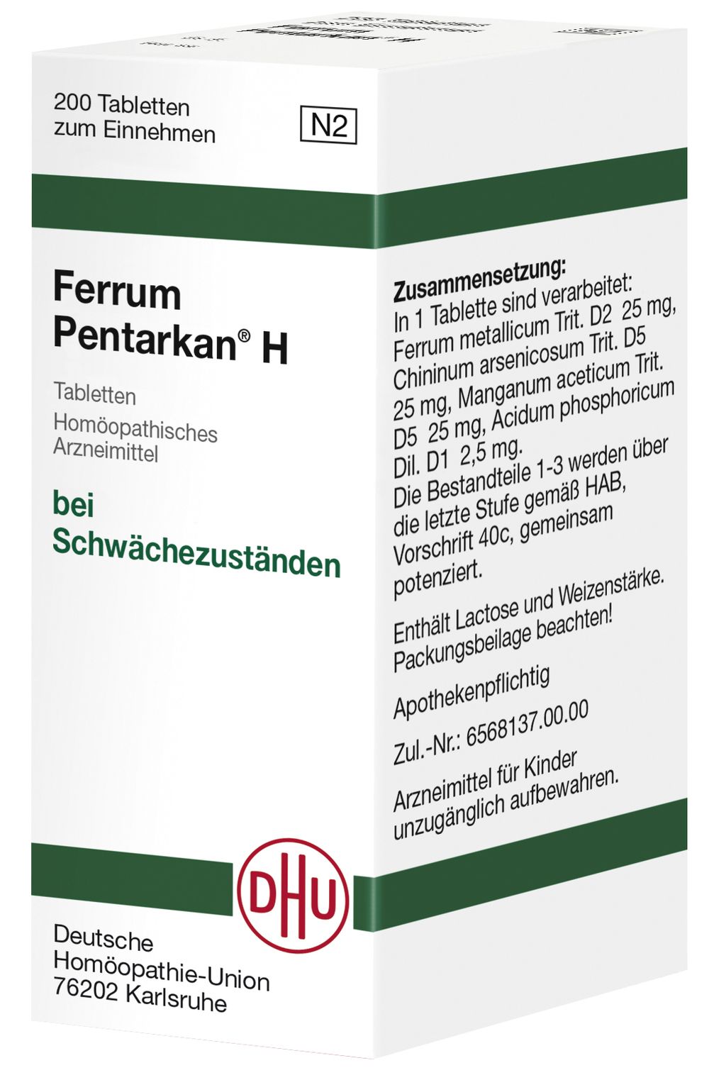 DHU_Ferrum_Pentarkan  Bild: Deutsche Homöopathie-Union DHU-Arzneimittel GmbH & Co. KG Fotograf: Deutsche Homöopathie-Union DHU-Arzneimittel GmbH & Co. KG