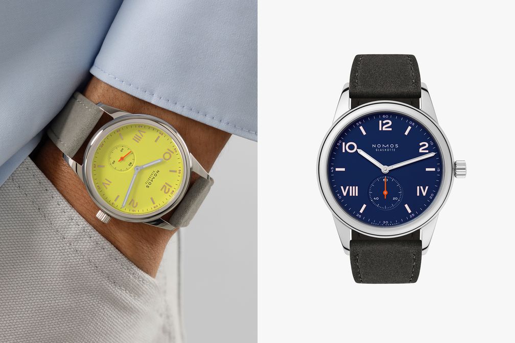 Club Campus starlight und night sky in 36 und 38,5 Millimeter Durchmesser von NOMOS Glashütte.  Bild: NOMOS Glashütte/SA Roland Schwertner KG Fotograf: NOMOS Glashütte