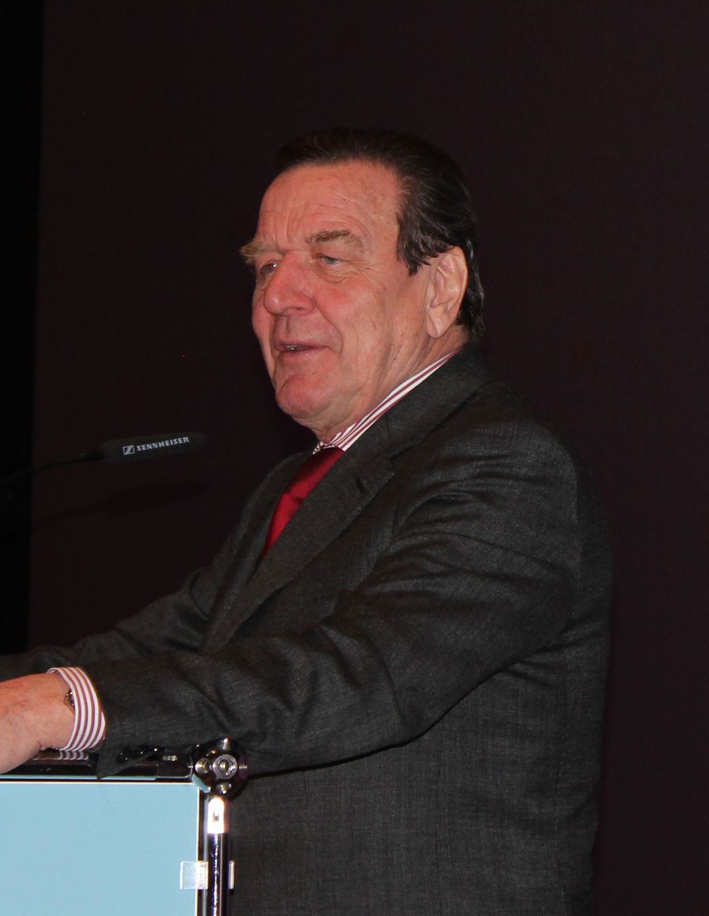 Gerhard Schröder 2013 in Wittmund