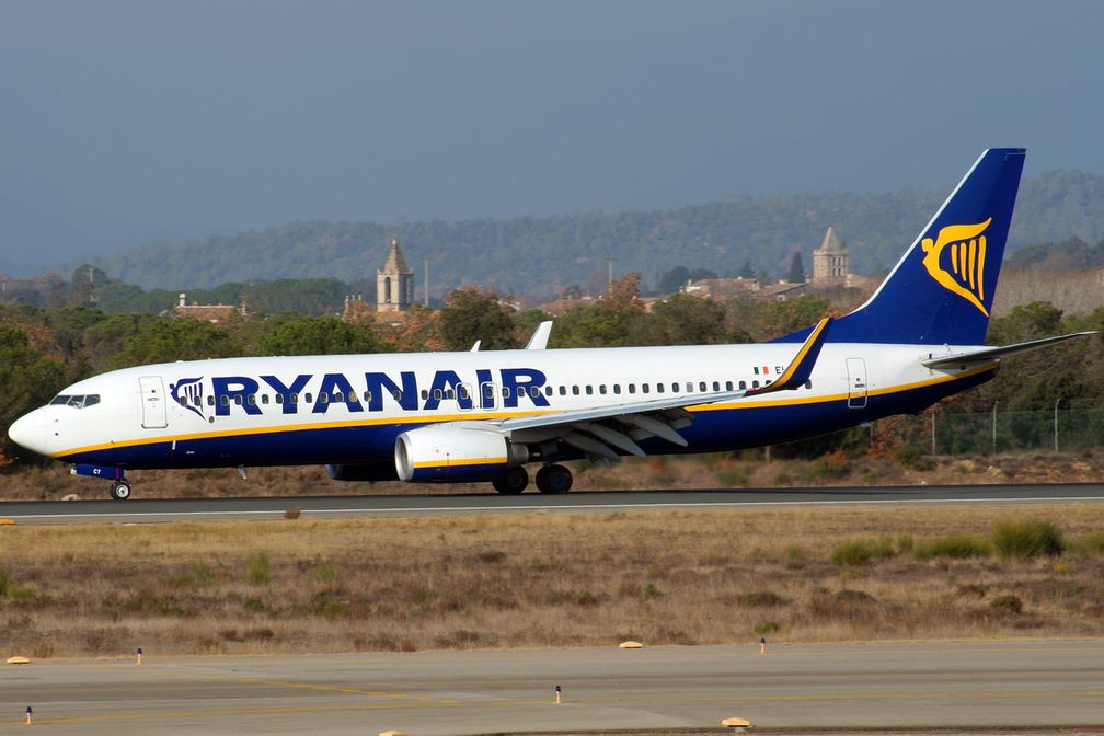 Eine Boeing 737-800 der Ryanair