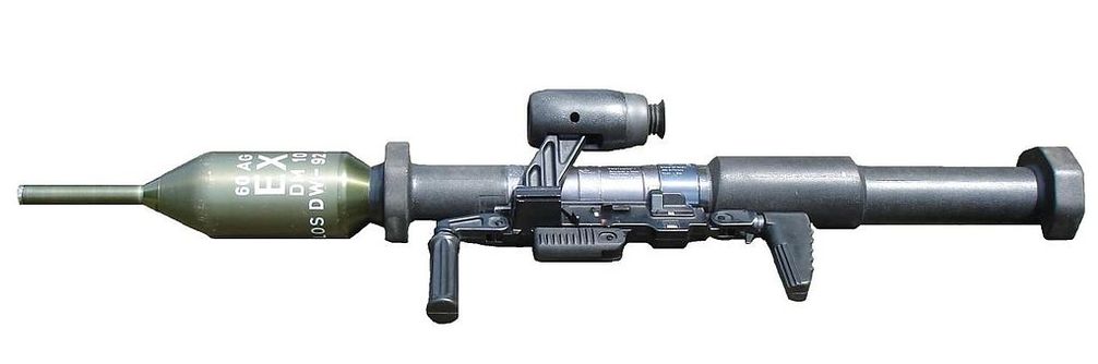 Panzerfaust 3 EX, Abstandsrohr ausgezogen (Symbolbild)