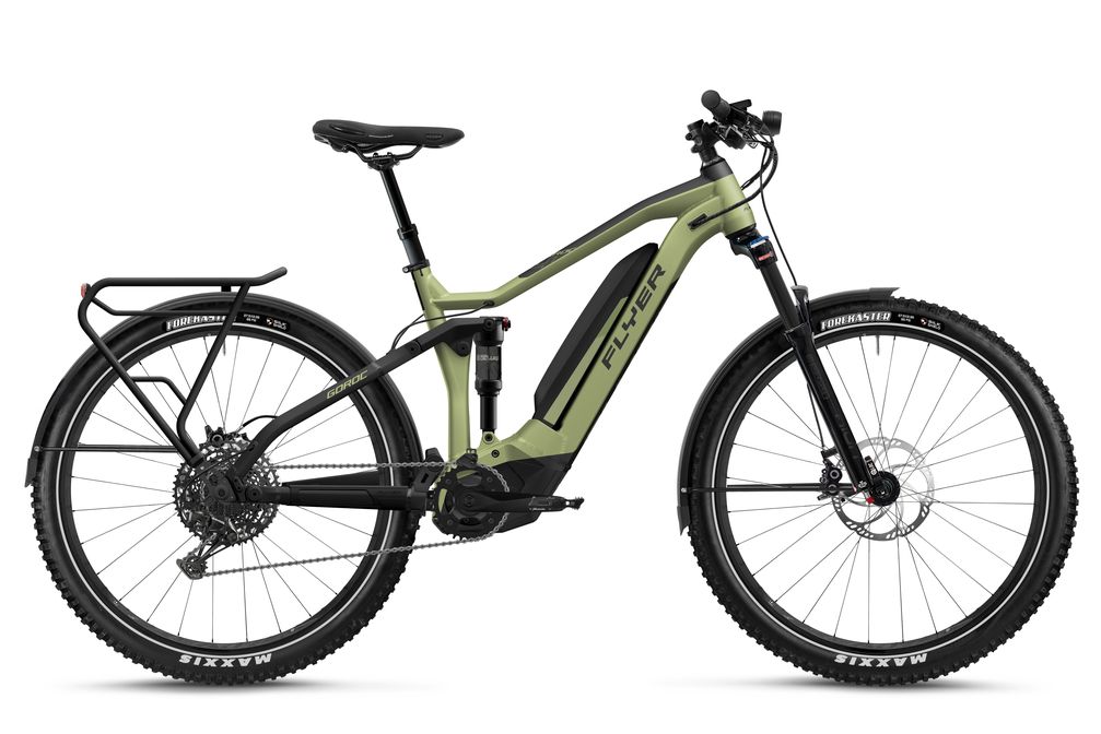 Die Verbindung zwischen Alltag und Sport schafft Flyer mit dem neuen E-Bike "Goroc 4" (ab 4.799 Euro).