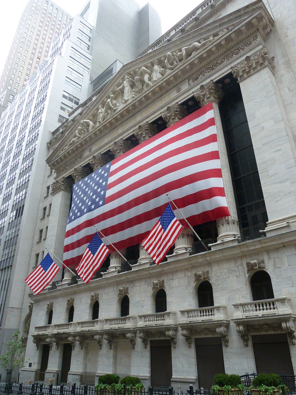 USA Flagge US-Börse (Symbolbild)