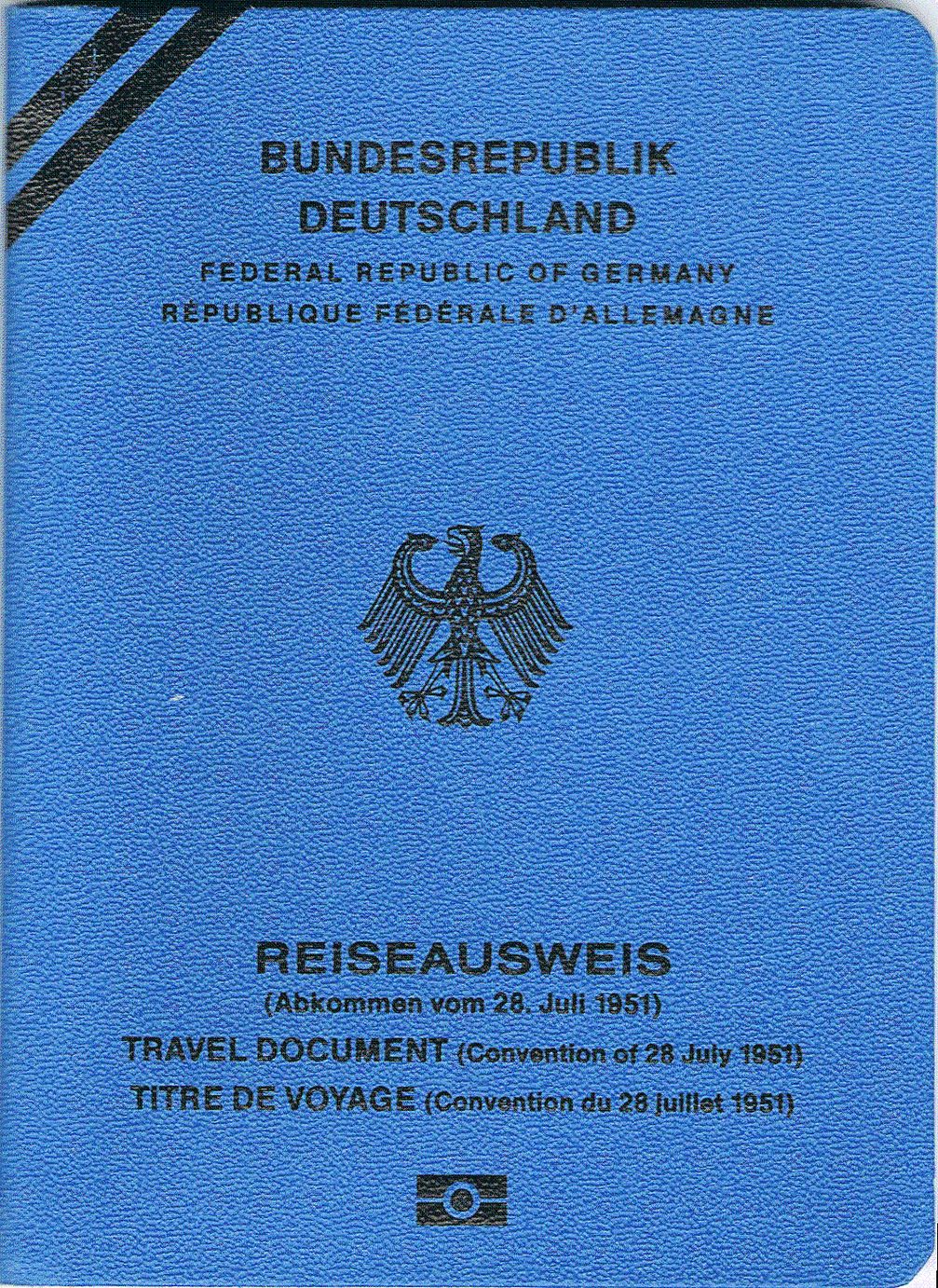 Reiseausweis für Flüchtlinge (Deutscher Konventionspass)
