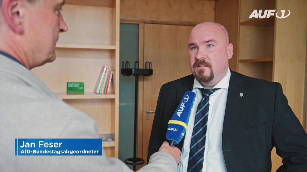 Jan Feser (2025) Bild: AUF1 / Eigenes Werk