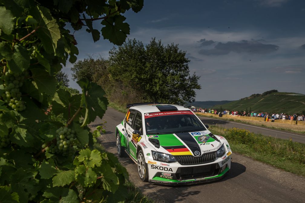 Das SKODA Auto Deutschland Team Fabian Kreim/Frank Christian (D/D). Bild: "obs/Skoda Auto Deutschland GmbH"