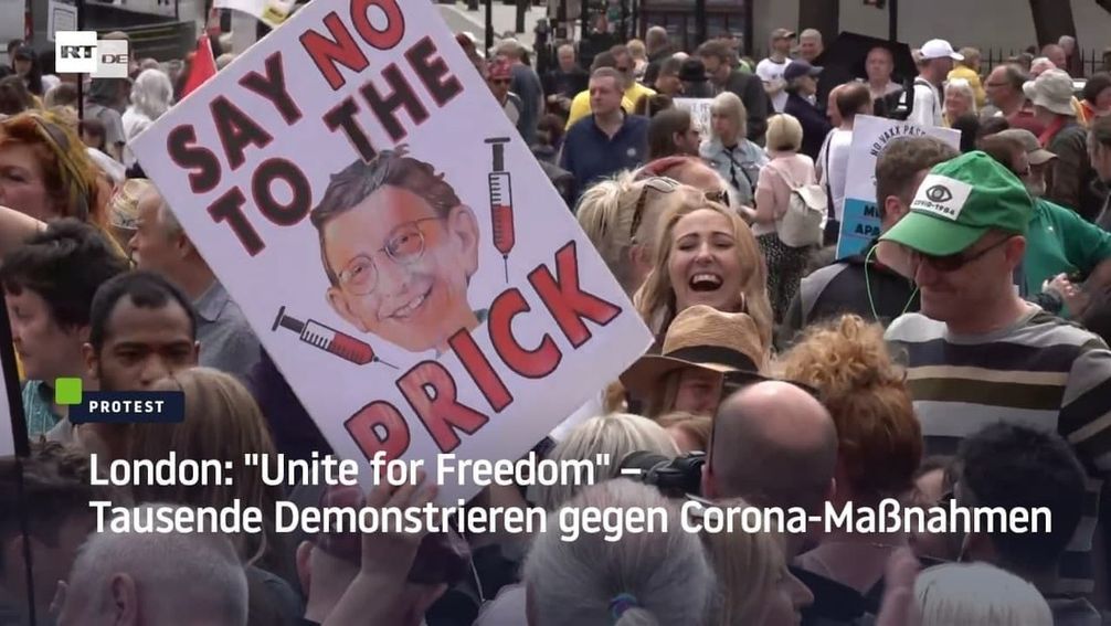 Bild: SS Video: "London: "Unite for Freedom" – Tausende Demonstrieren gegen Corona-Maßnahmen" (https://youtu.be/wvkvnYK4D1Q) / Eigenes Werk