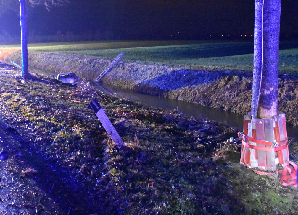 Unfallstelle Aschhorner Straße Bild: Polizei