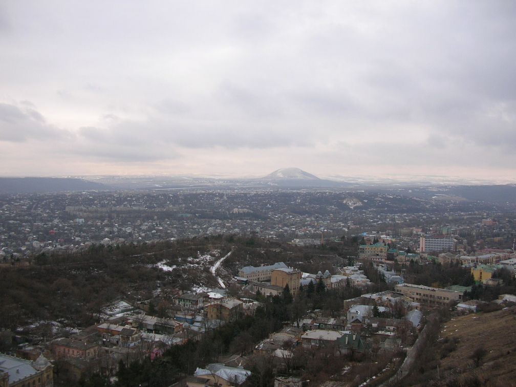 Pjatigorsk: Blick auf die Stadt von der Maschuk-Spitze