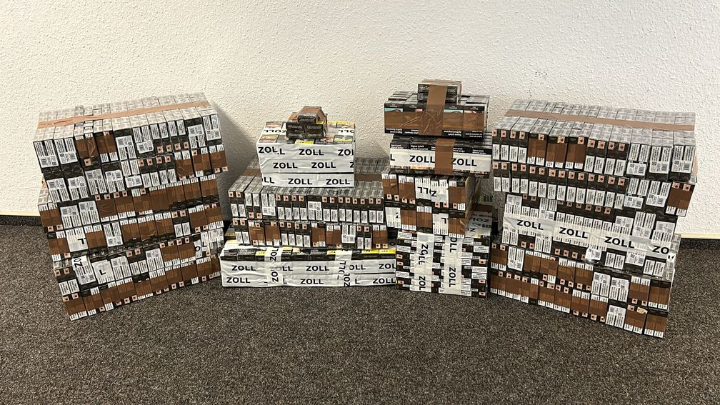 38.380  Zigaretten Bild: Polizei
