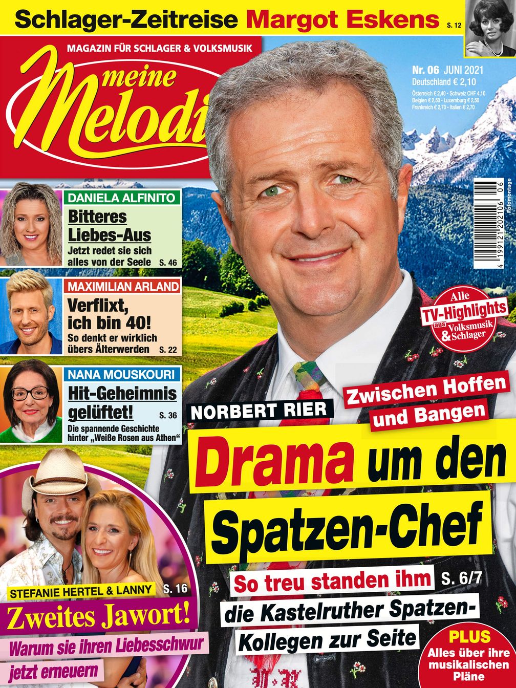 Cover: "Meine Melodie" (06/2021; EVT: 12. Mai)  Bild: Meine Melodie Fotograf: Meine Melodie