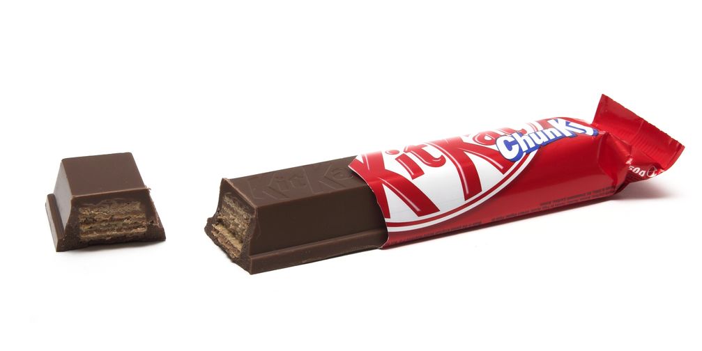Ein Kitkat-Chunky-Riegel