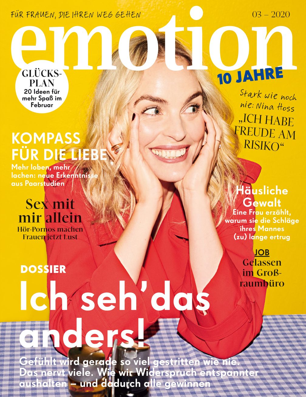 EMOTION Verlag GmbH, Titelbild zu Ausgabe 03/2020, EVT: 05.02.2020, Bild: "obs/EMOTION Verlag GmbH/Cathleen Wolf"