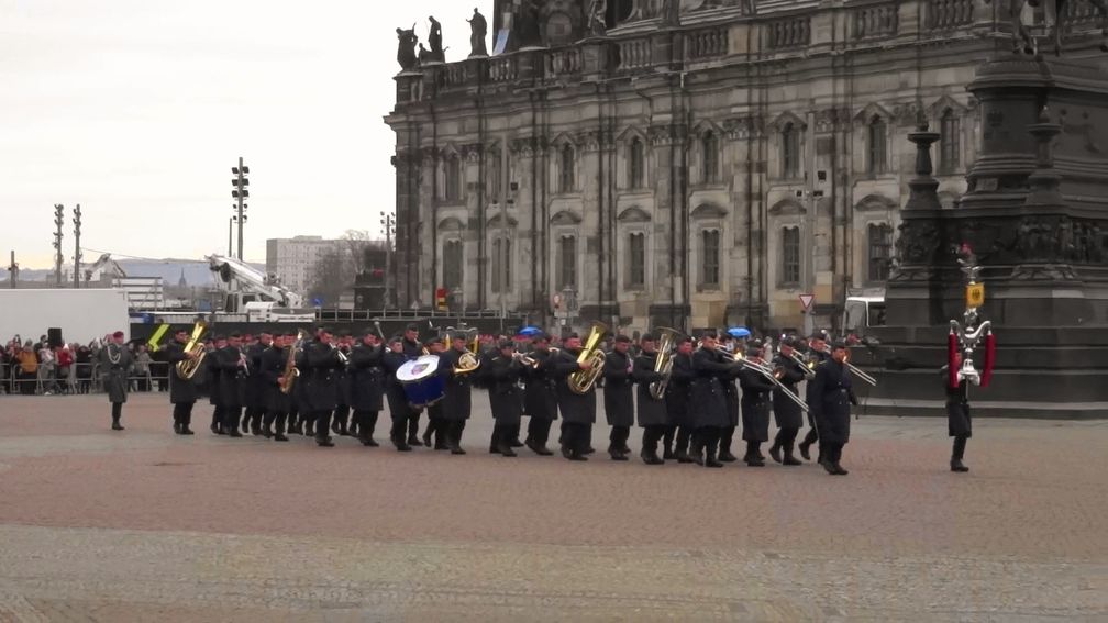 Soldaten marschieren (Symbolbild)